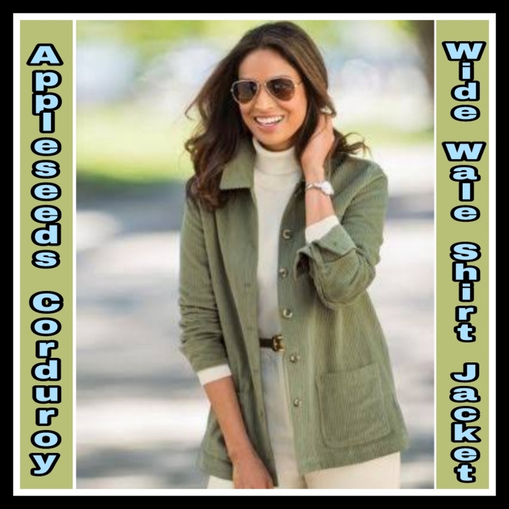 Appleseeds Wide Wale Corduroy Shirt Jacket
